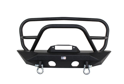 Jeep JK Front Winch Bumper W/Grille Guard 07-18 Wrangler JK Manowar Series Fishbone Offroad-4