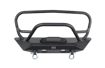 Jeep JK Front Winch Bumper W/Grille Guard 07-18 Wrangler JK Manowar Series Fishbone Offroad-5