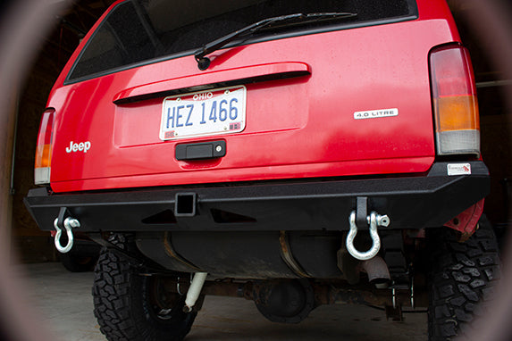 Fishbone Offroad Cherokee Bullhead Rear Bumper 84-01 XJ Jeep Cherokee Fishbone Offroad