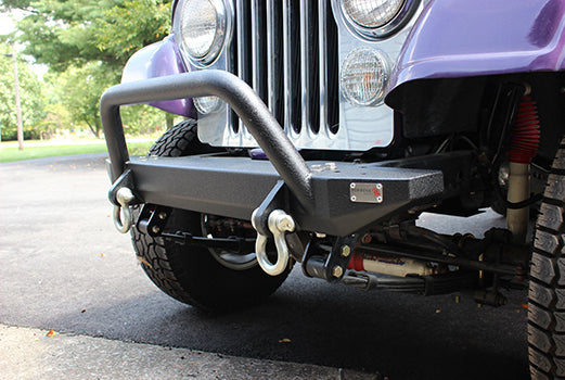 Jeep YJ Piranha Front Bumper with Tube Guard 87-95 YJ Wrangler Fishbone Offroad-6