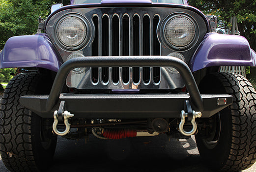 Jeep YJ Piranha Front Bumper with Tube Guard 87-95 YJ Wrangler Fishbone Offroad-8