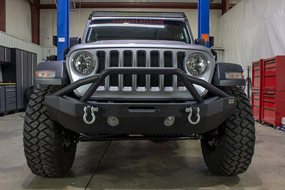 Jeep JL Mid-Width Winch Front Bumper 2018-Present Wrangler JL/Gladiator Fishbone Offroad-4