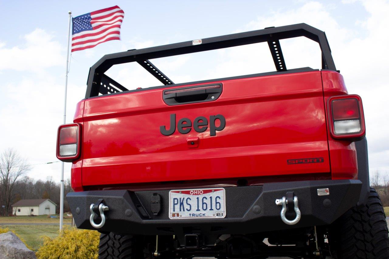 Fishbone Offroad Gladiator Mako Rear Bumper For 20-Pres Jeep Gladiator Fishbone Offroad