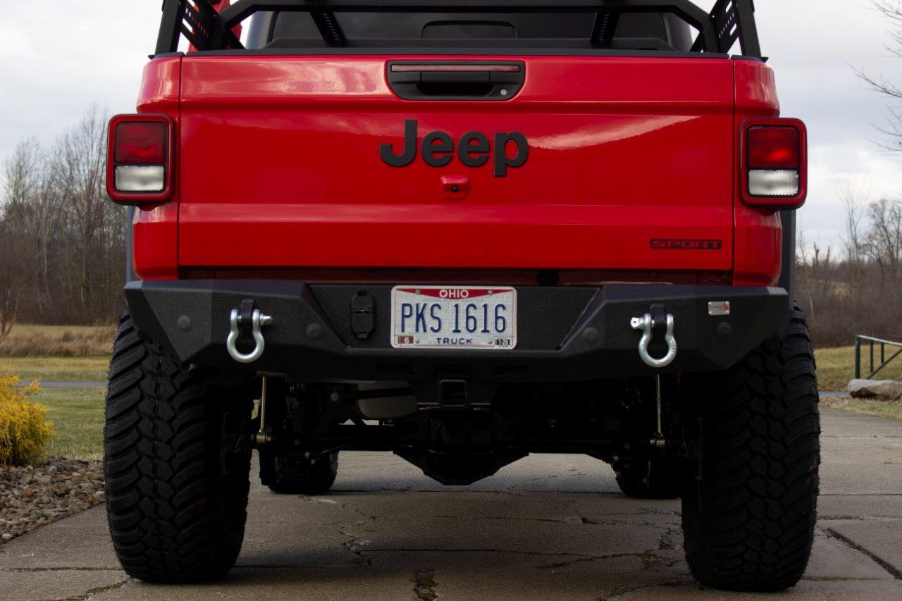 Fishbone Offroad Gladiator Mako Rear Bumper For 20-Pres Jeep Gladiator Fishbone Offroad