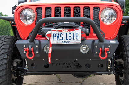 Jeep JL/Gladiator Front Winch Bumper for 18-Pres Wrangler JL/Gladiator Black Powdercoat Fishbone Offroad-11