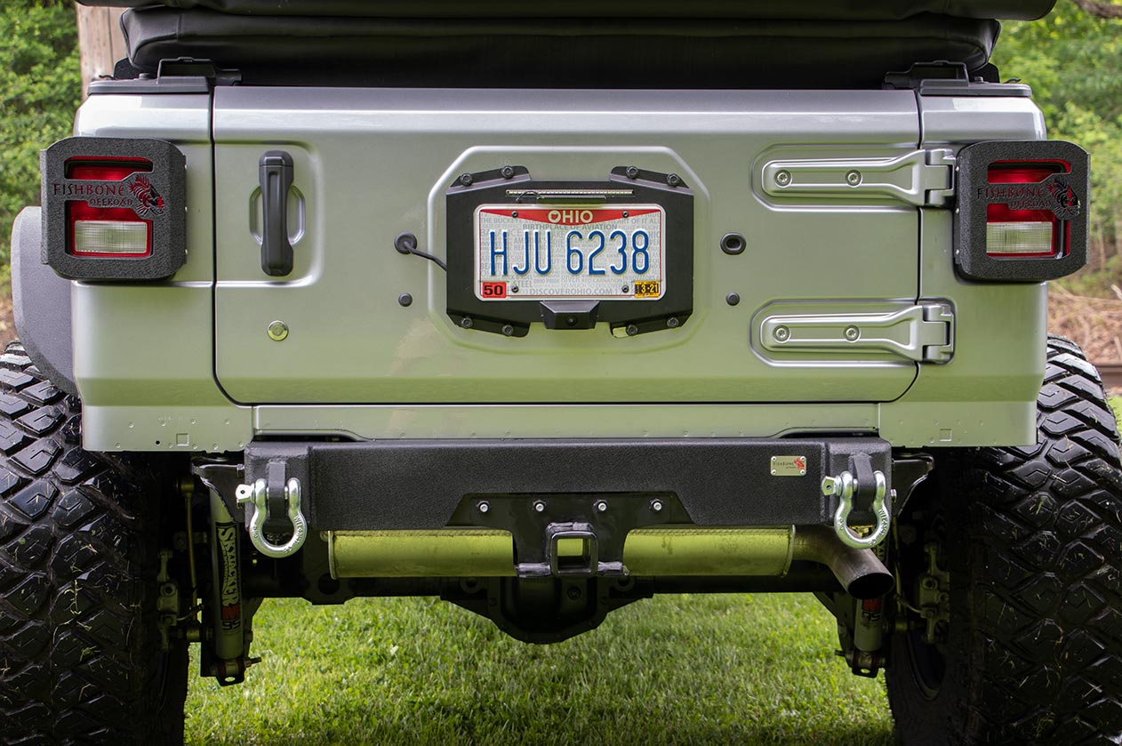 Fishbone Offroad Jeep JL Rear Bumper Delete For 18-Pres Wrangler JL Fishbone Offroad