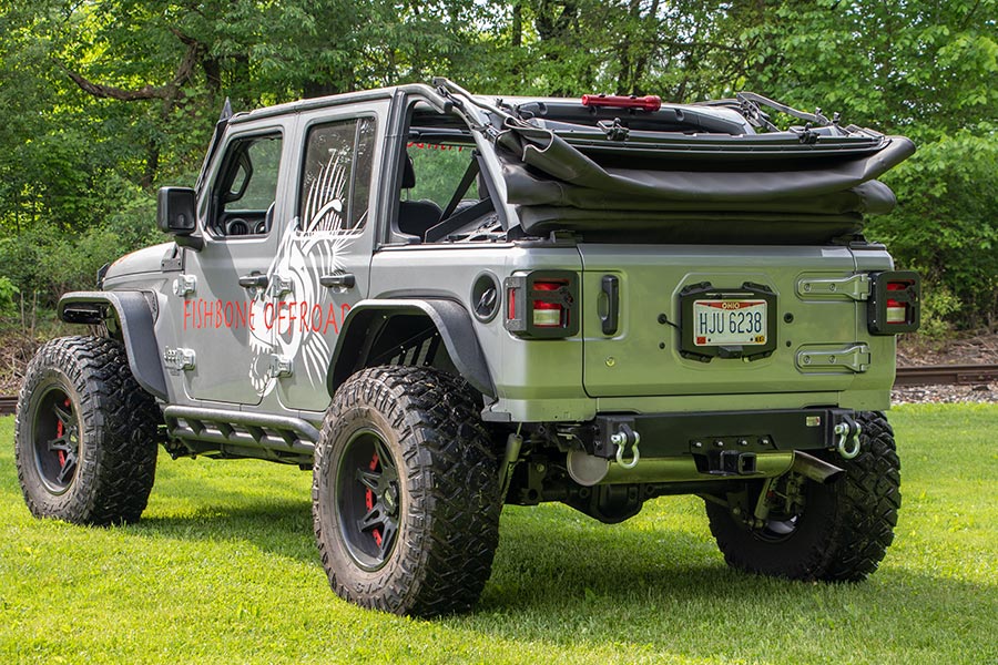 Fishbone Offroad Jeep JL Rear Bumper Delete For 18-Pres Wrangler JL Fishbone Offroad