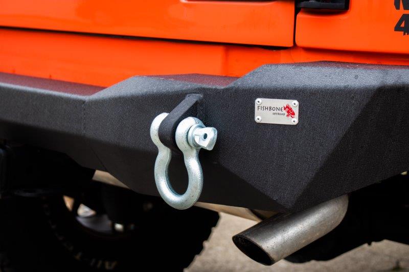 Fishbone Offroad Jeep JK Rear Bumper Mako 07-18 Wrangler JK Fishbone Offroad