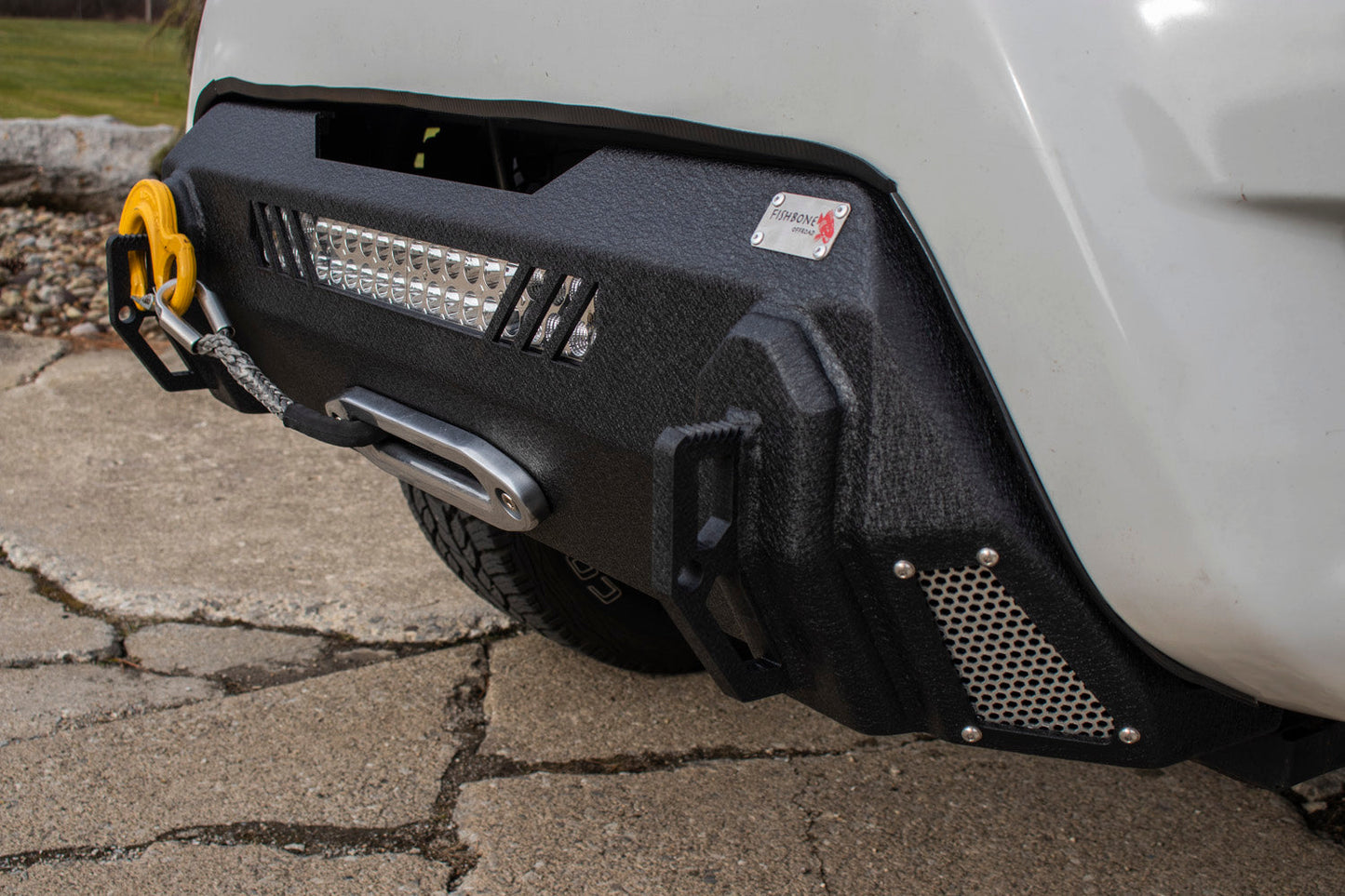2012-2015 Tacoma Center Stubby Front Bumper Fishbone Offroad-11