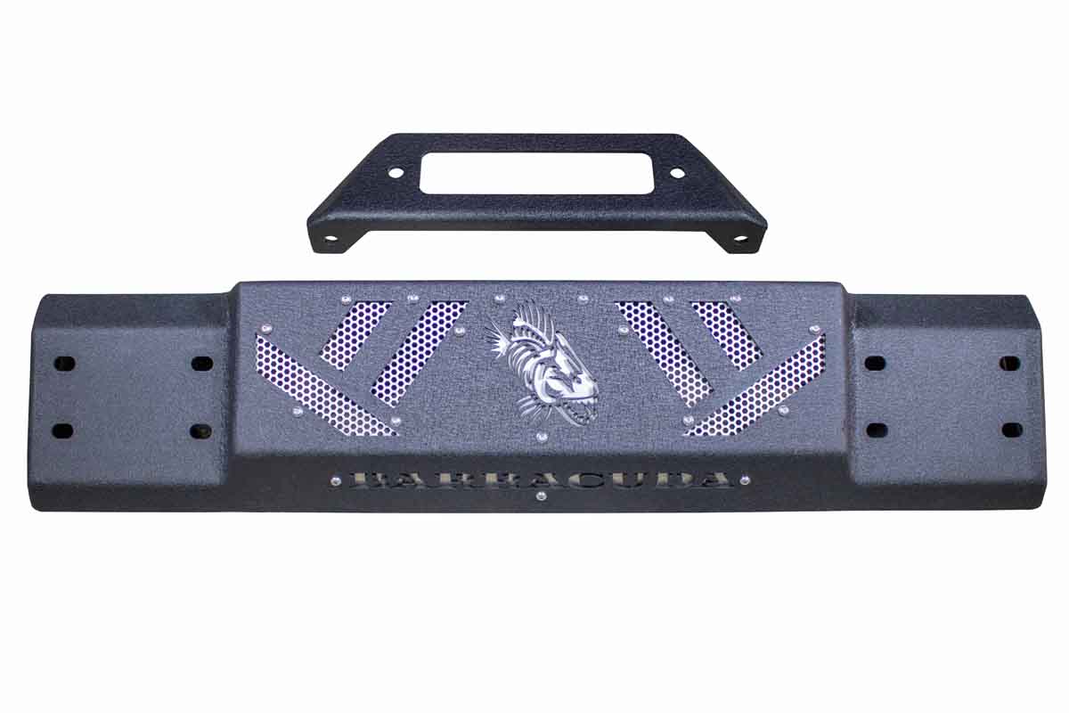 Barracuda Modular Front Bumper - Base 07-18 Jeep Wrangler, 18-Present Jeep Wrangler, 18-Present Jeep Gladiator JT Fishbone Offroad