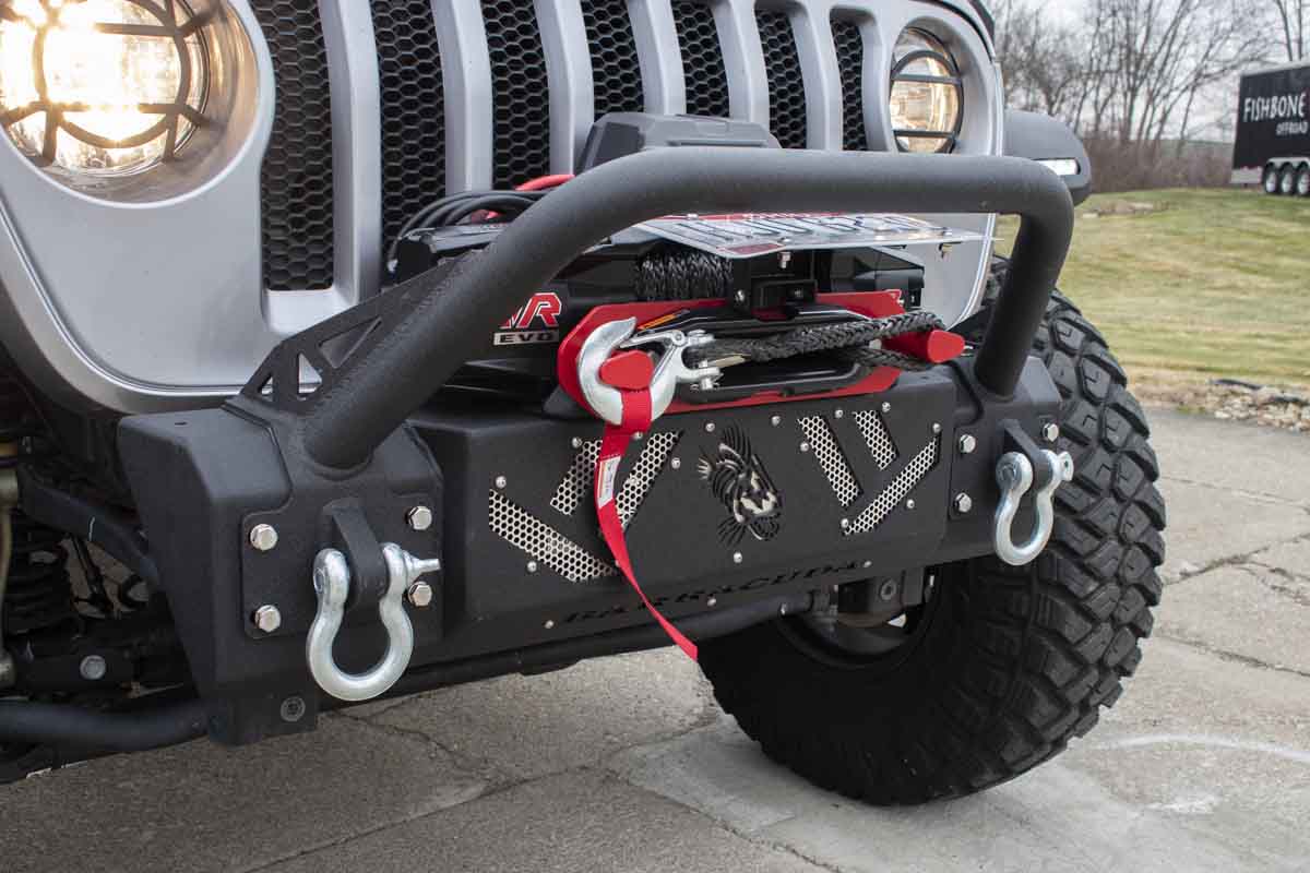 Barracuda Modular Front Bumper - Base 07-18 Jeep Wrangler, 18-Present Jeep Wrangler, 18-Present Jeep Gladiator JT Fishbone Offroad-14