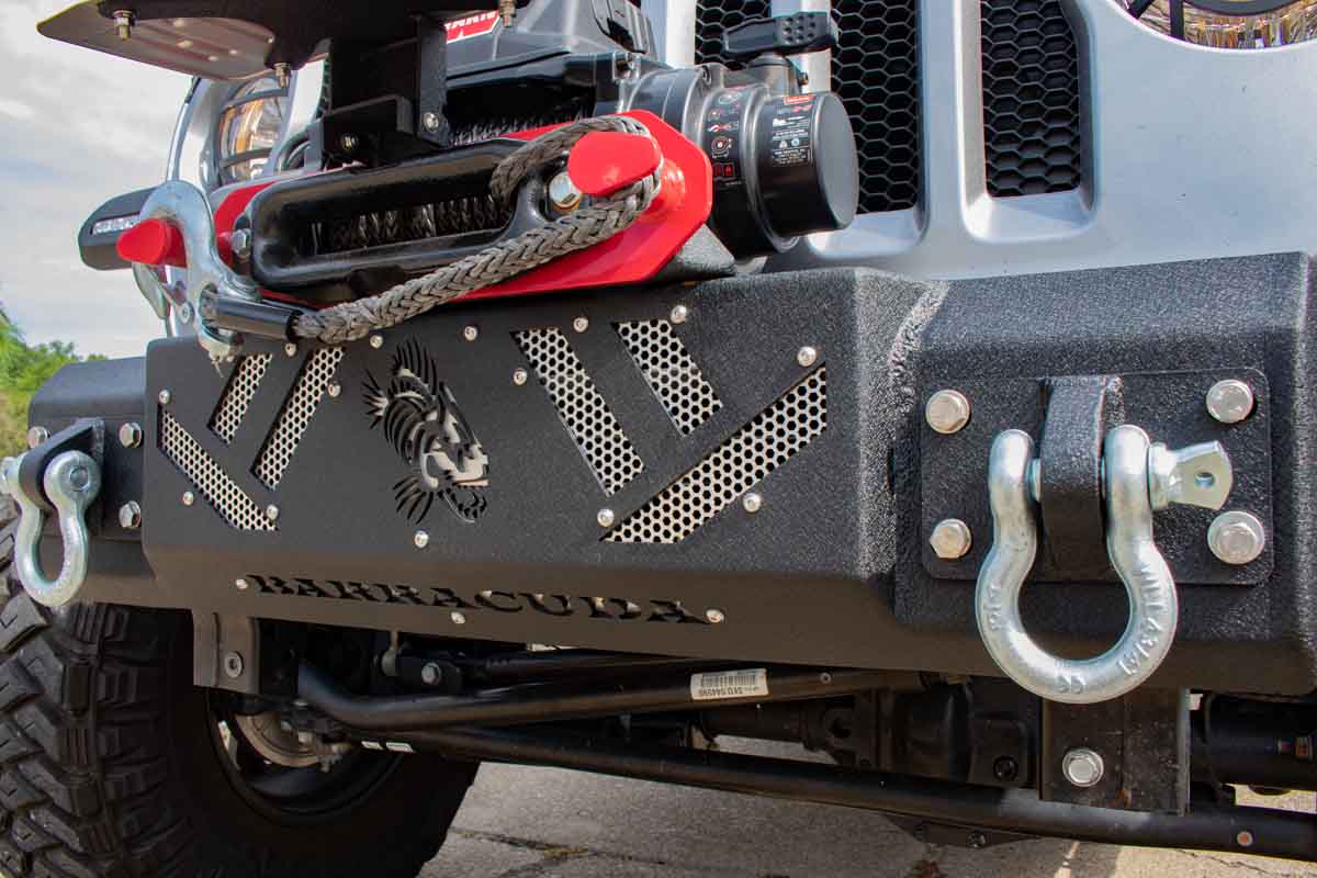 Barracuda Modular Front Bumper - Base 07-18 Jeep Wrangler, 18-Present Jeep Wrangler, 18-Present Jeep Gladiator JT Fishbone Offroad-8