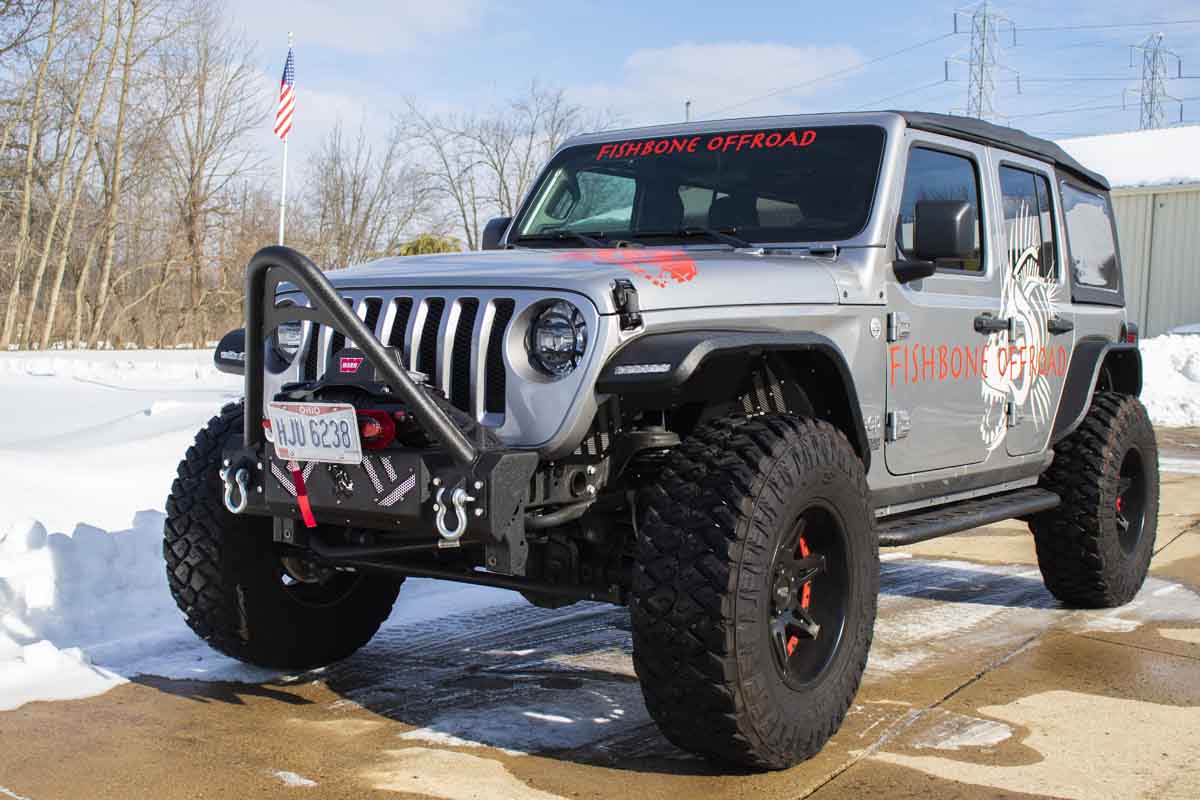 Barracuda Stinger Bar 07-18 Jeep Wrangler, 18-Present Jeep Wrangler, 18-Present Jeep Gladiator JT Fishbone Offroad-8