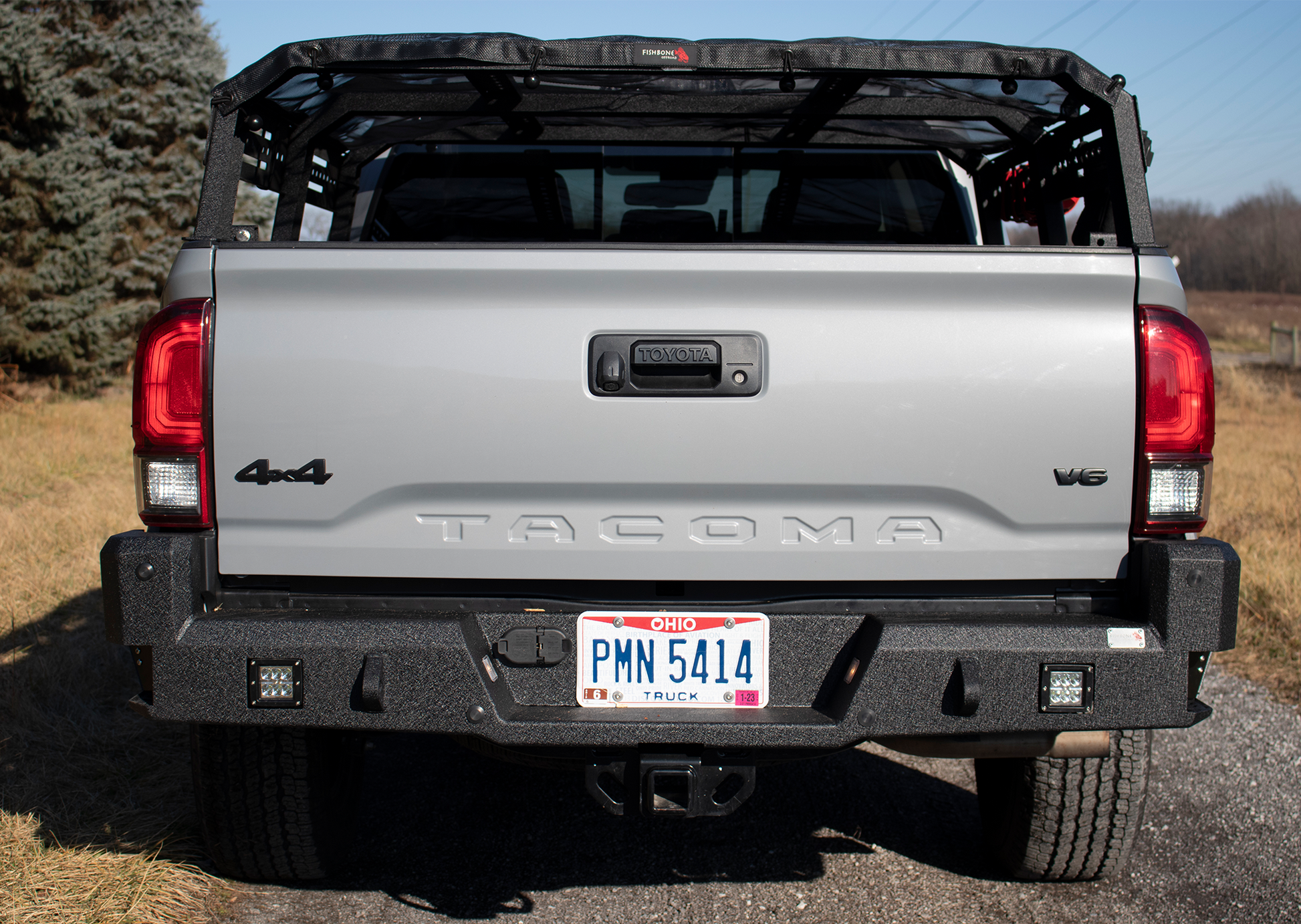 Fishbone Offroad 2016-Present Toyota Tacoma Rear Bumper Fishbone Offroad