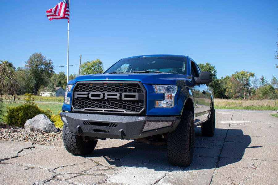 15-17 F150 Pelican Front Winch Bumper Fishbone Offroad-1