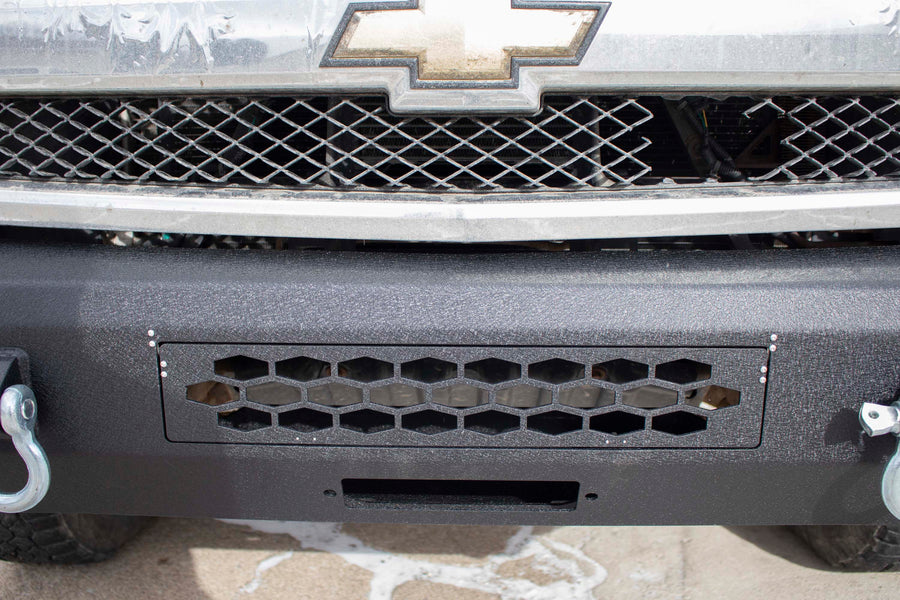 07-13 Chevy 1500 Front Winch Bumper Fishbone Offroad-11