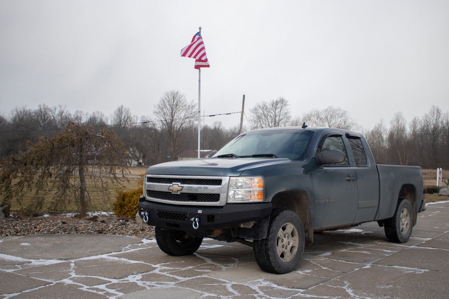 07-13 Chevy 1500 Front Winch Bumper Fishbone Offroad-10