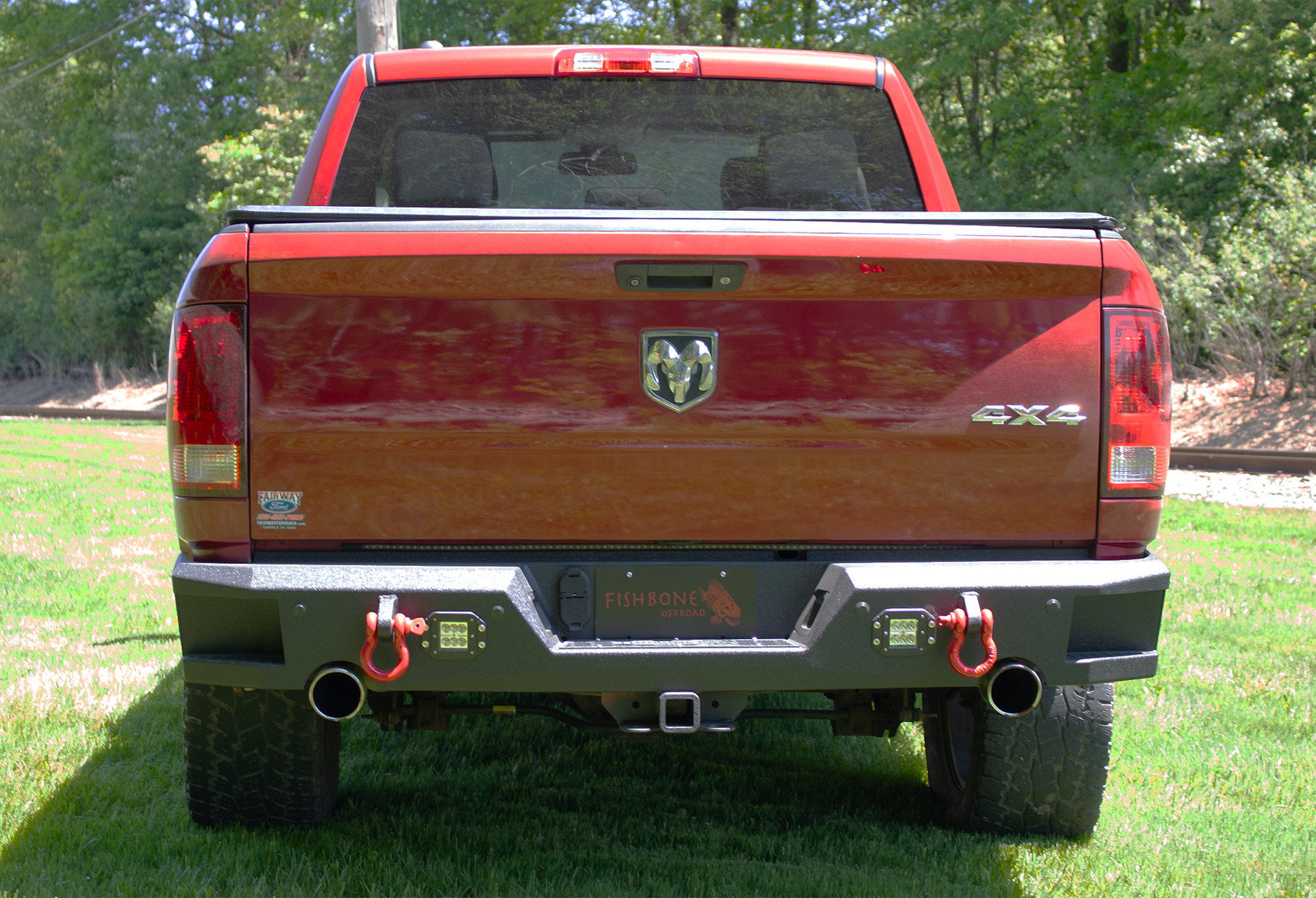 Fishbone Offroad 2009-Current Ram 1500 Classic Anglerfish Rear Bumper Fishbone Offroad