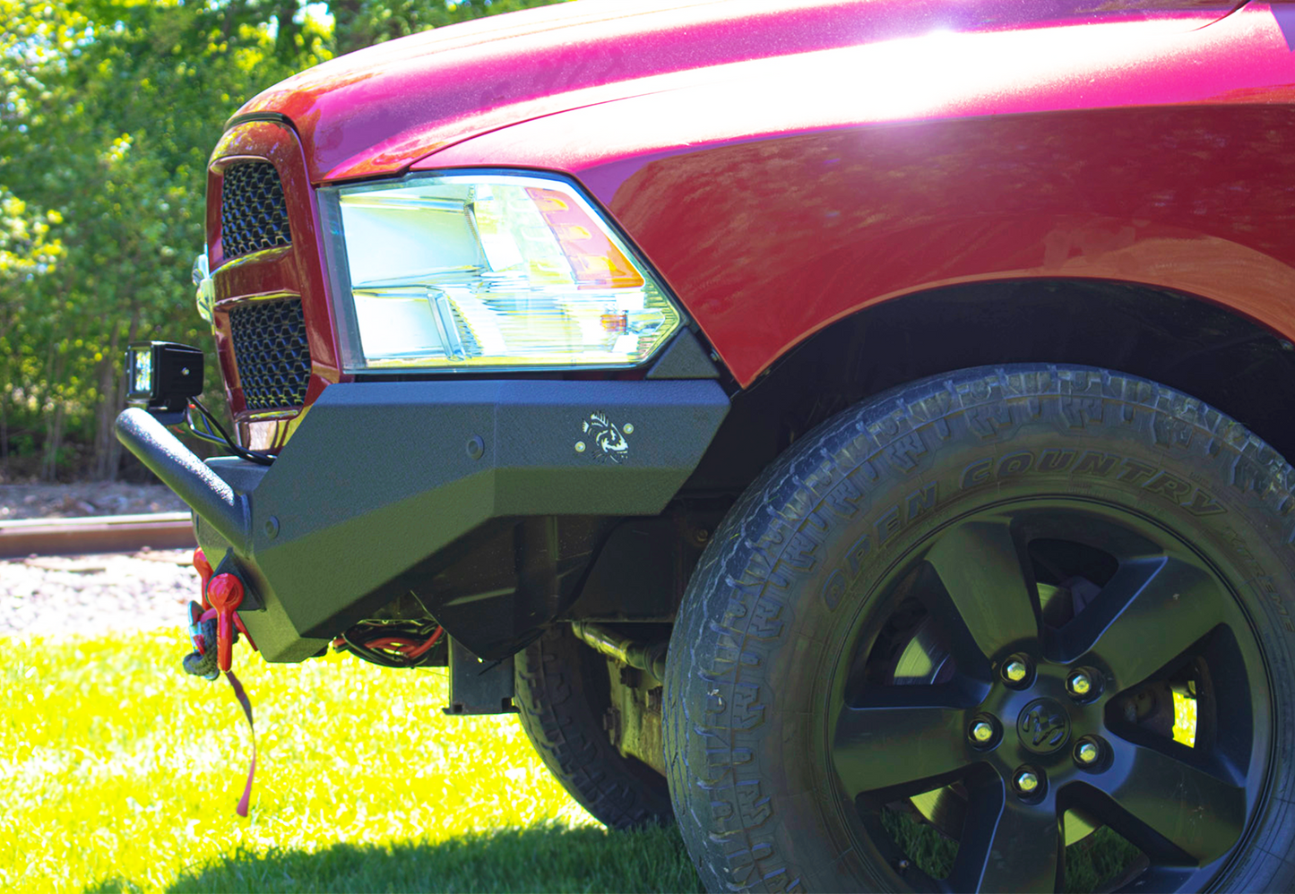 13-Current Ram 1500 Classic Anglerfish Front Bumper Fishbone Offroad-5