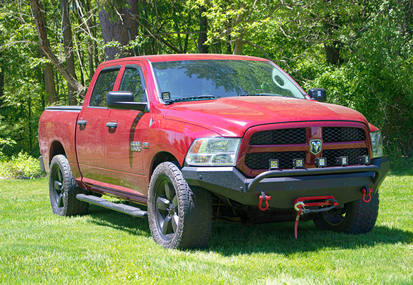 13-Current Ram 1500 Classic Anglerfish Front Bumper Fishbone Offroad-6