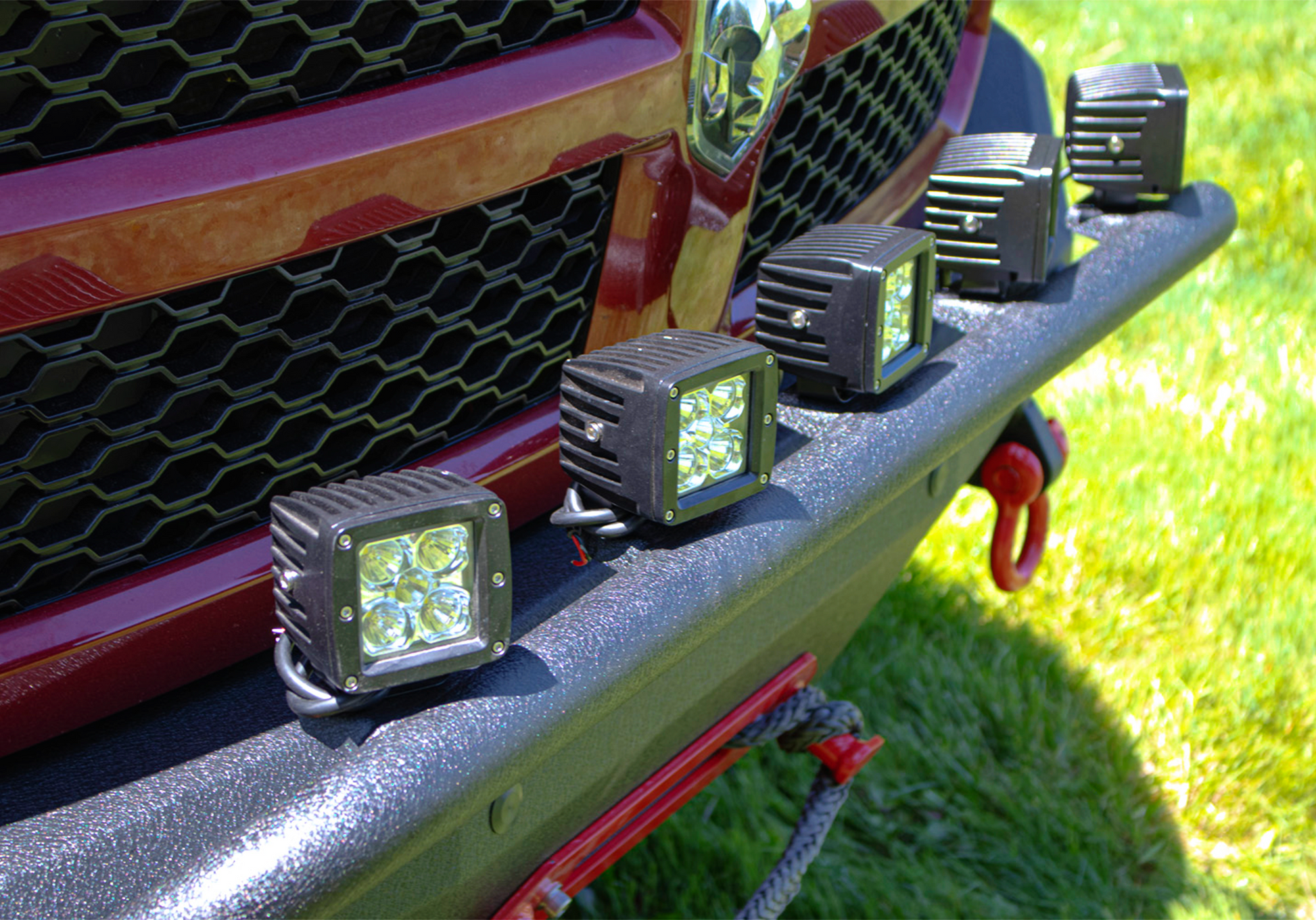 13-Current Ram 1500 Classic Anglerfish Front Bumper Fishbone Offroad-8