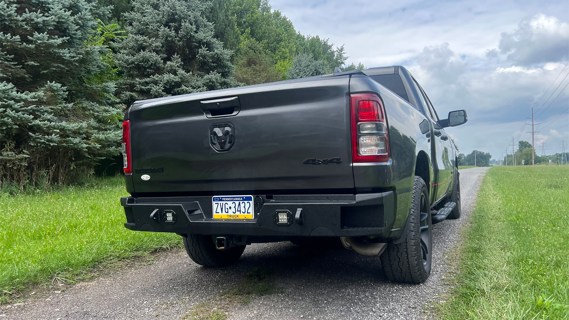 Fishbone Offroad 2019-2023 Ram 1500 Pike Rear Bumper Fishbone Offroad