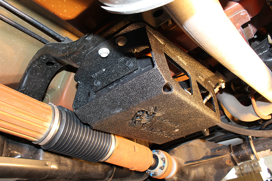 Fishbone Offroad Jeep JK EVAP Canister Skid Plates 12-17 Wrangler JK Steel Black Textured Powdercoat Fishbone Offroad