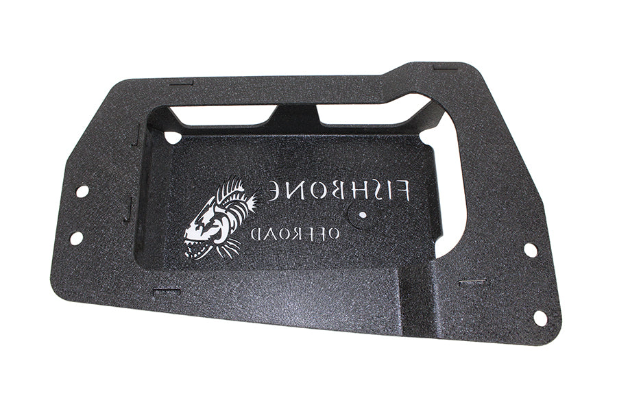 Fishbone Offroad Jeep JK EVAP Canister Skid Plates 12-17 Wrangler JK Steel Black Textured Powdercoat Fishbone Offroad
