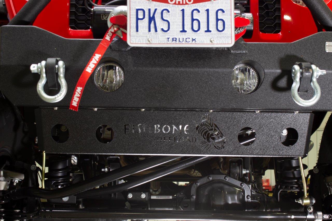 Fishbone Offroad Wrangler/Gladiator Mako Front Bumper Skid Plate For 18-Pres Wrangler 20-Pres Gladiator Fishbone Offroad