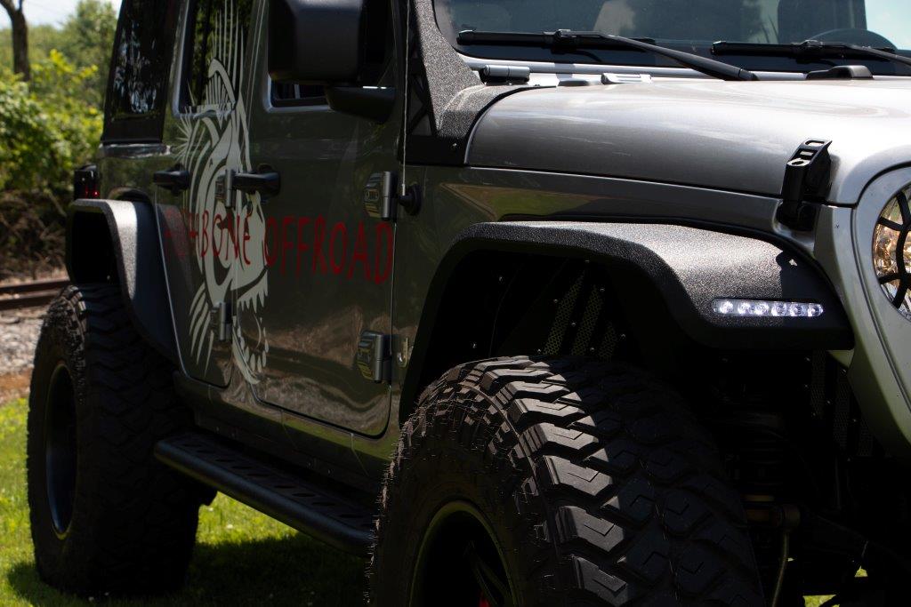 Fishbone Offroad Wrangler Rear Fenders Elite Steel For 18-Pres Wrangler JL Fishbone