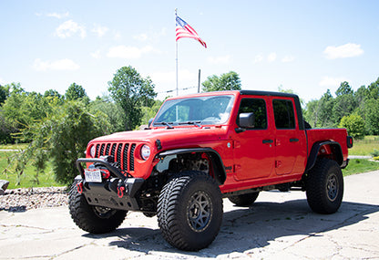 Gladiator Rear Steel Tube Fenders For 2020 Pres JT Gladiator Fishbone Offroad-4
