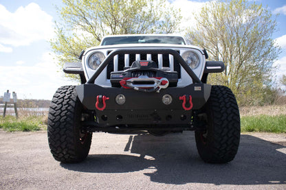 18-Current Jeep Wrangler JL, JLU and 20-Current Jeep Gladiator JT Front Steel Elite Fenders Fishbone Offroad-16