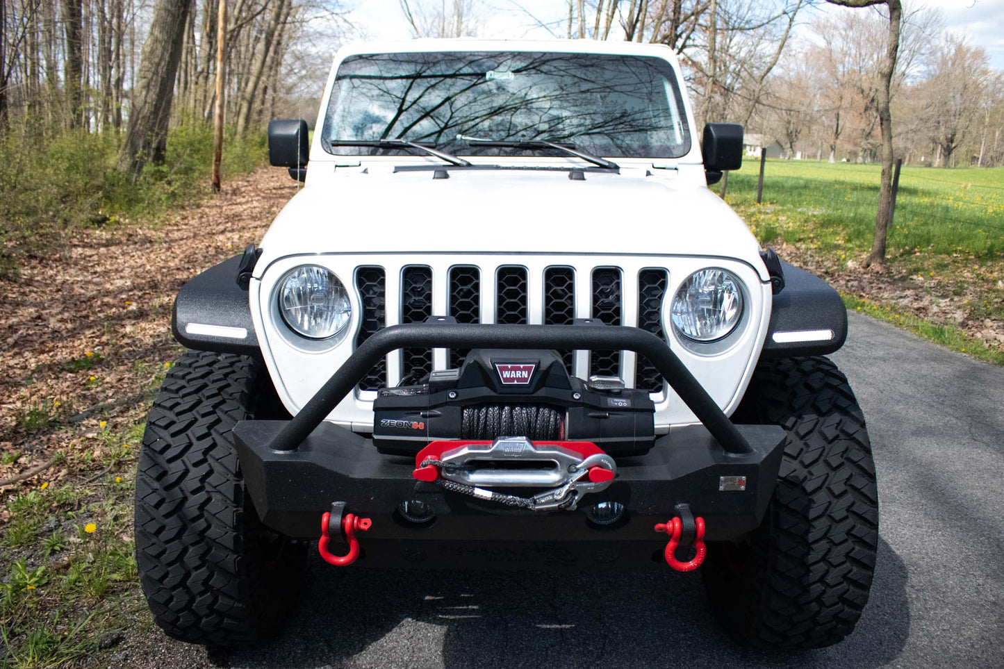 18-Current Jeep Wrangler JL, JLU and 20-Current Jeep Gladiator JT Front Steel Elite Fenders Fishbone Offroad-9
