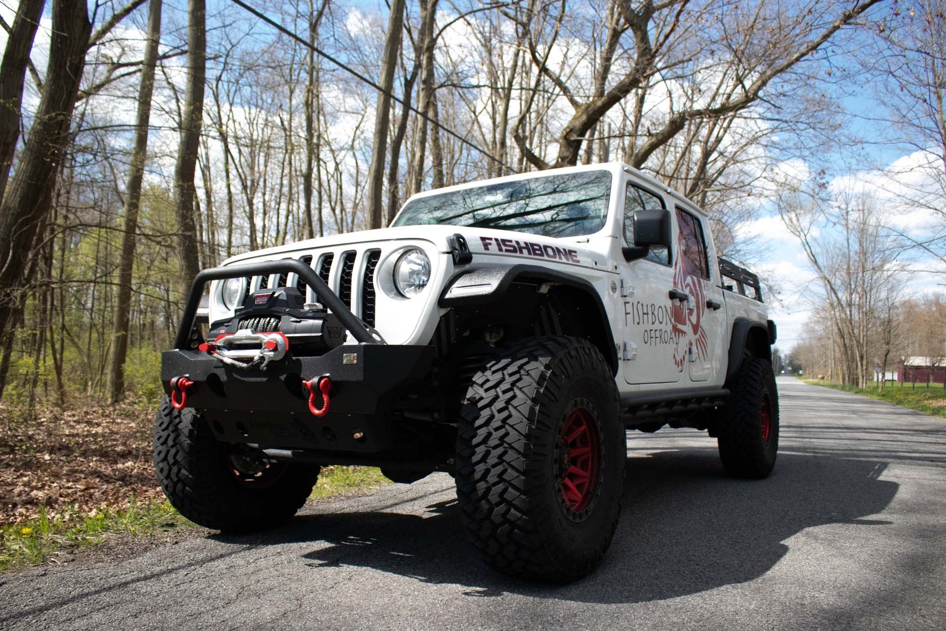 18-Current Jeep Wrangler JL, JLU and 20-Current Jeep Gladiator JT Front Steel Elite Fenders Fishbone Offroad-10