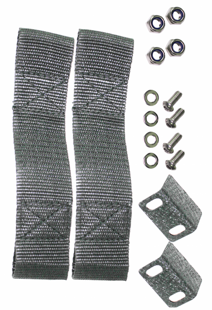 Jeep TJ Front Tube Doors 97-06 Wrangler TJ Black Textured Powdercoat Steel Fishbone Offroad-3
