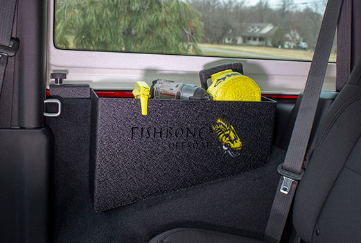 Fishbone Offroad Jeep JL Wheel Well Storage Bins 18-Pres Wrangler JL 2 Door Fishbone