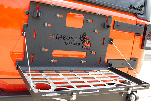 Fishbone Offroad Jeep JK Tailgate Table 07-18 Wrangler JK Fishbone Offroad