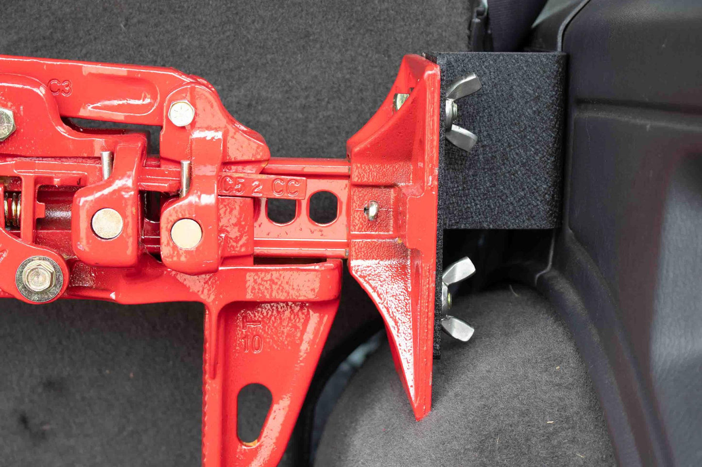 1984-2001 Jeep Cherokee XJ Rear Seat Hi-Lift Jack Mount Fishbone Offroad-6