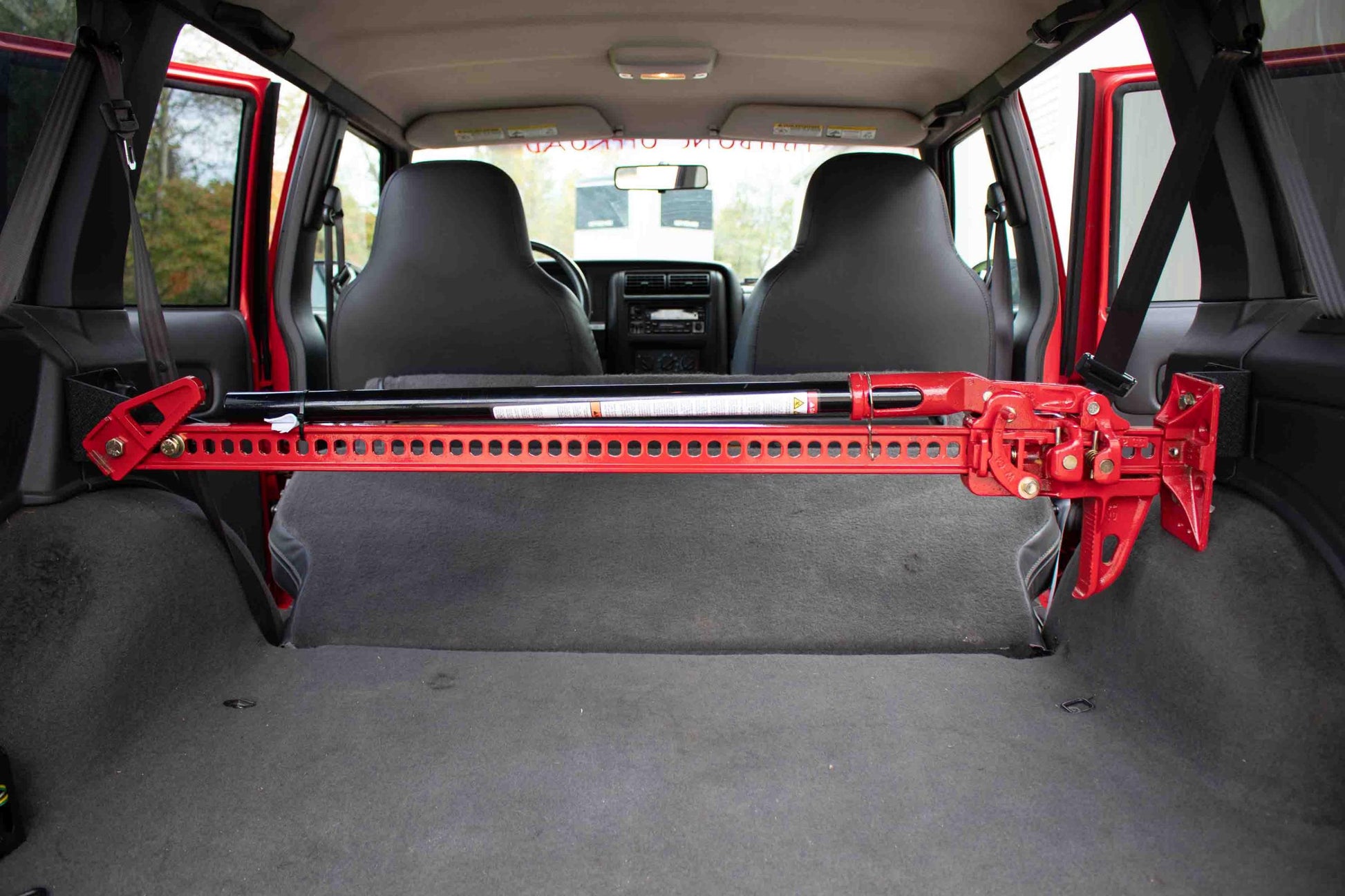 1984-2001 Jeep Cherokee XJ Rear Seat Hi-Lift Jack Mount Fishbone Offroad-10