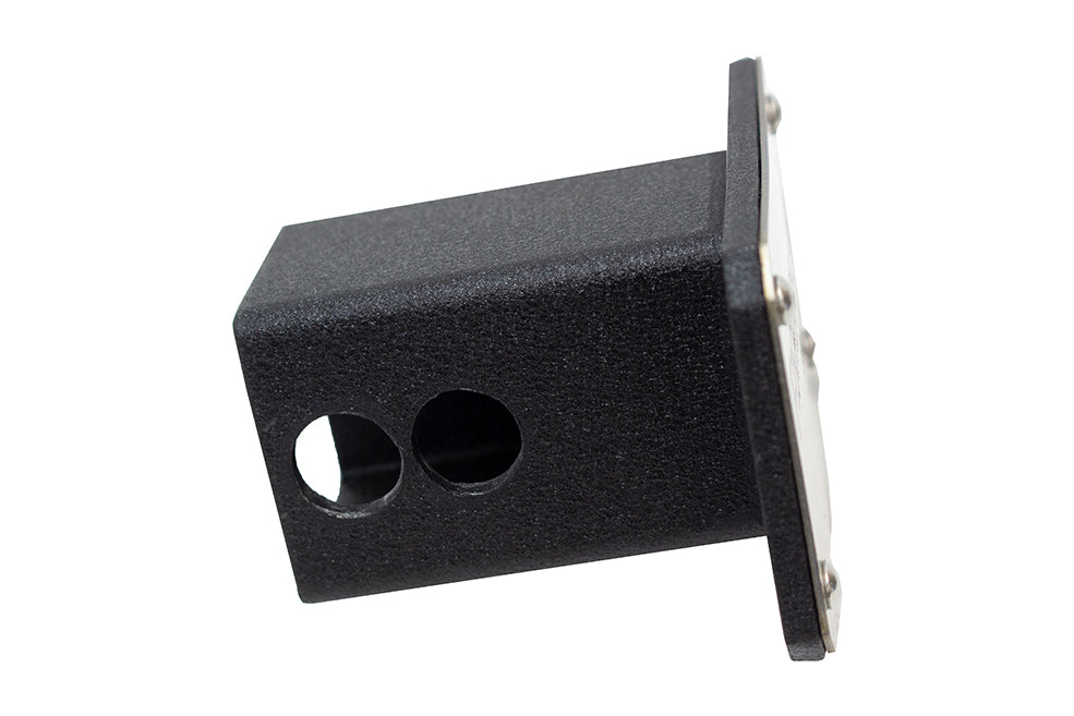 Fishbone Offroad Hitch Cover For 2 Inch Hitch Black Powdercoated Steel Fishbone Offroad