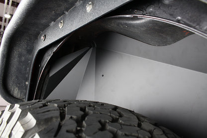 Jeep JK Inner Fenders 07-18 Wrangler JK Front/Rear Set Of 4 Aluminum Black Powdercoat Fishbone Offroad-2