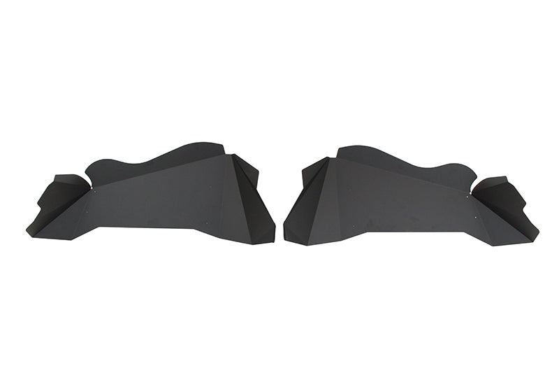 Jeep JK Inner Fenders 07-18 Wrangler JK Front/Rear Set Of 4 Aluminum Black Powdercoat Fishbone Offroad-5