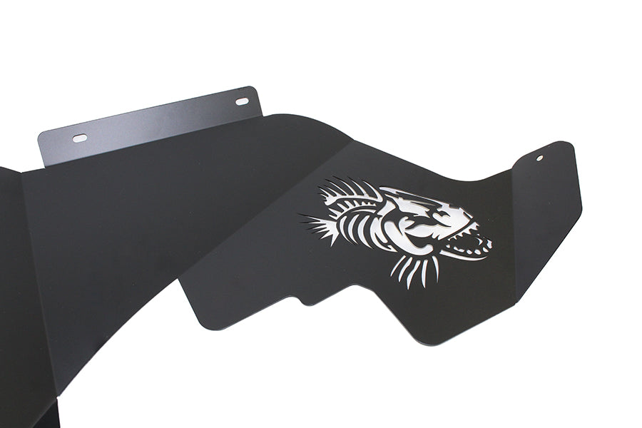 Jeep JK Logo Aluminum Inner Fenders 07-18 Wrangler JK Black Powdercoat Fishbone Offroad-1