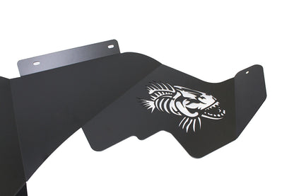 Jeep JK Logo Aluminum Inner Fenders 07-18 Wrangler JK Black Powdercoat Fishbone Offroad-1