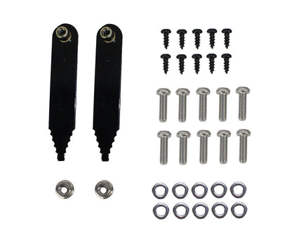 Jeep JK Logo Aluminum Inner Fenders 07-18 Wrangler JK Black Powdercoat Fishbone Offroad-7