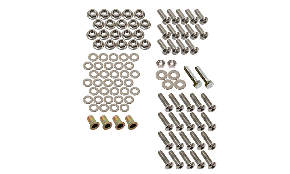 Jeep JL Inner Fenders For 18-Current Wrangler JL Front/Rear Set of 4 Aluminum Raw Fishbone Offroad-4