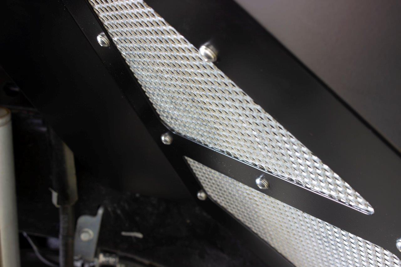 Jeep JL Inner Fenders For 18-Current Wrangler JL Rear Pair Aluminum Black Powdercoat Fishbone Offroad-5