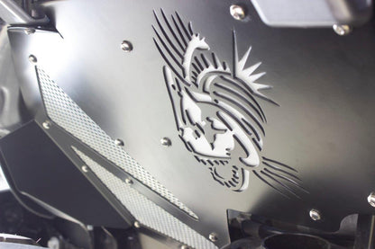 Jeep JL Inner Fenders For 18-Current Wrangler JL Rear Pair Aluminum Black Powdercoat Fishbone Offroad-6