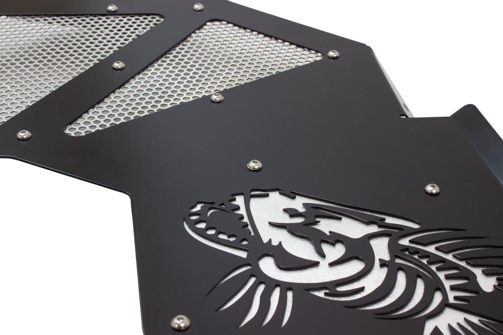 Jeep JL Inner Fenders For 18-Current Wrangler JL Front/Rear Set of 4 Aluminum Black Powdercoat Fishbone Offroad-4