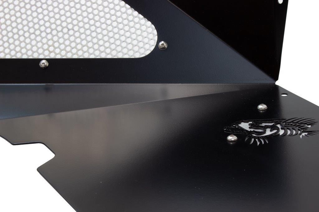 Jeep JL Inner Fenders For 18-Current Wrangler JL Front/Rear Set of 4 Aluminum Black Powdercoat Fishbone Offroad-5
